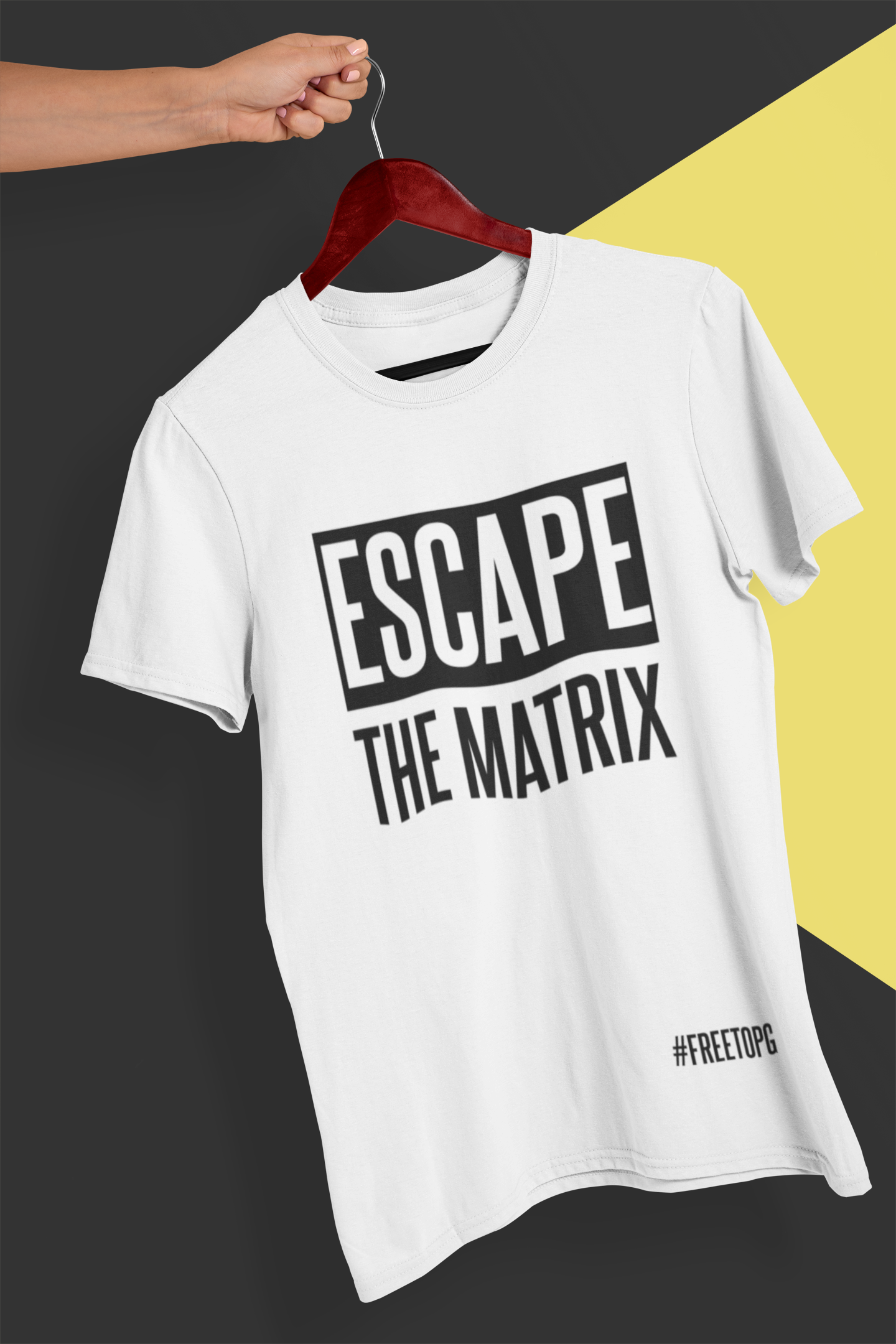 escape the matrix t shirt